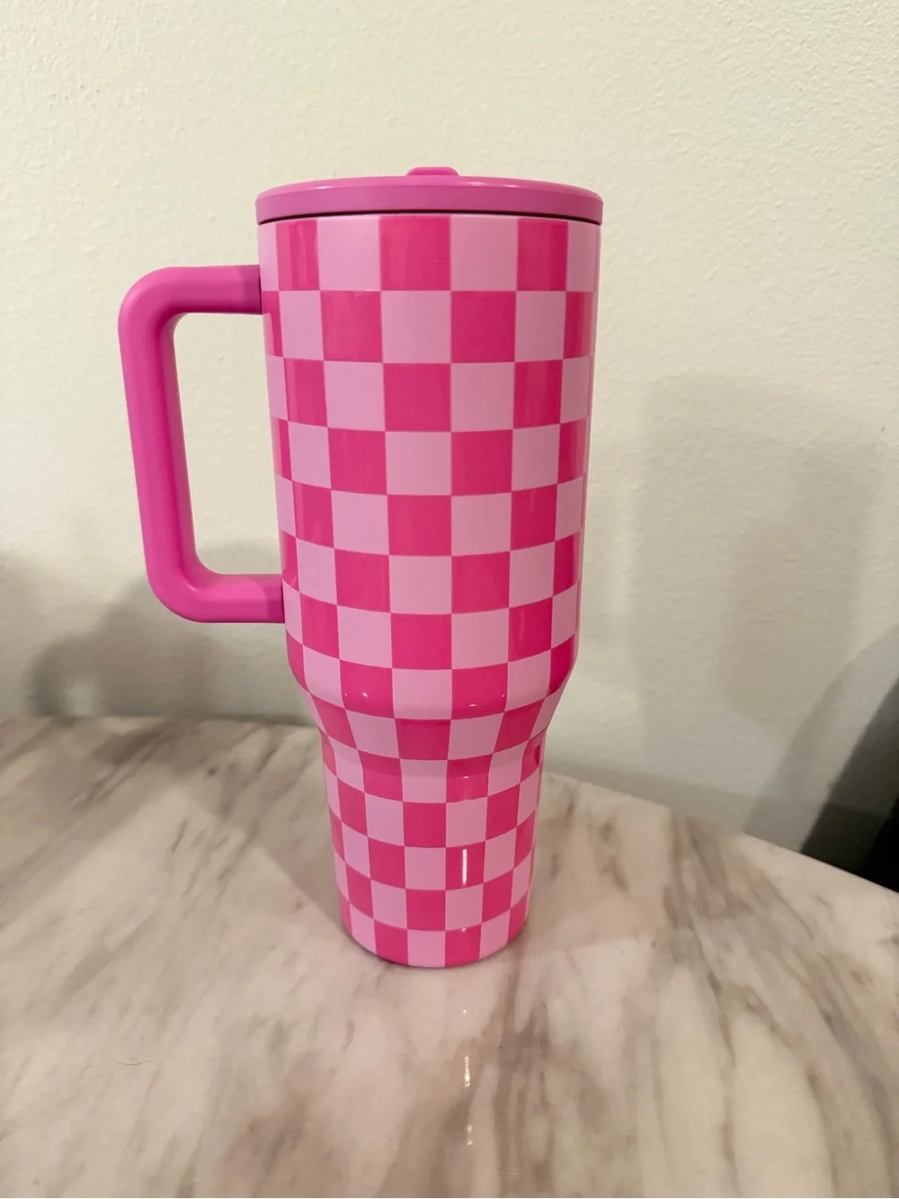 N/A pink checkered